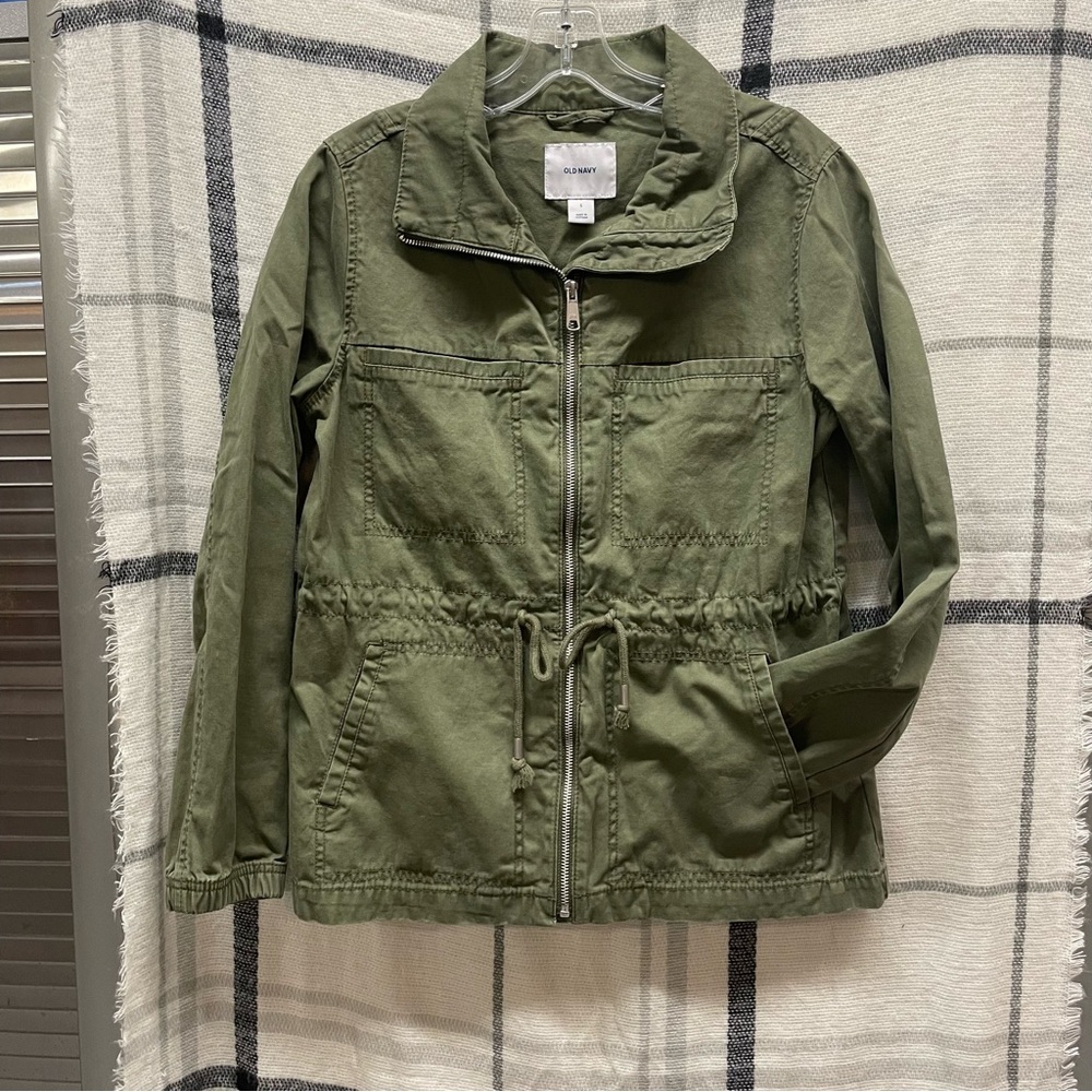 Old Navy Utility Jacket in Olive Green